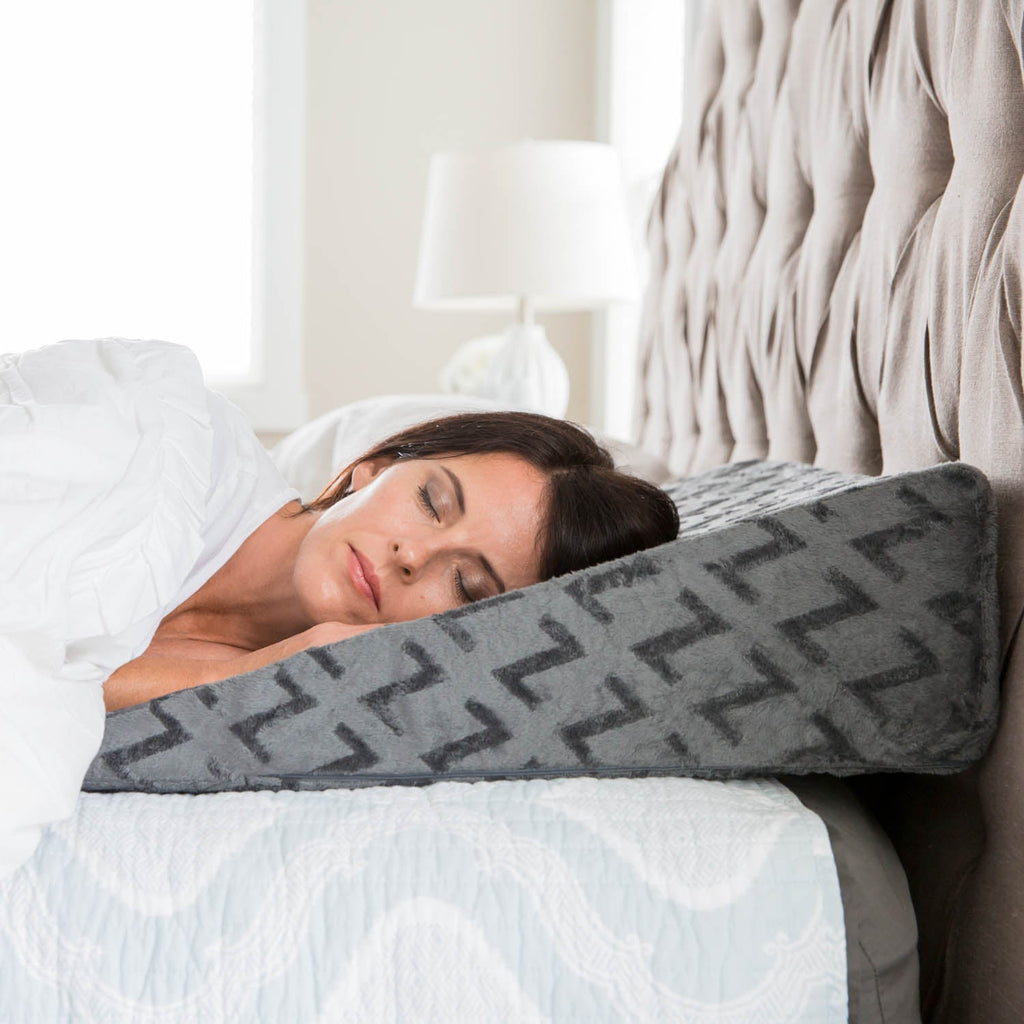 Image of woman sleeping on ZWedge Pillow
